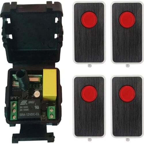AC 220V 1CH 1CH 10A Wireless Remote Control Light Switch relay Receiver Module RF Transmitter/Garage Doors/lamp
