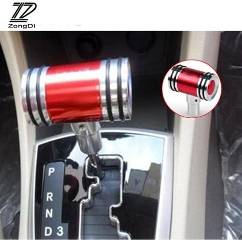 ZD Car Styling Comfortable Grip Gear Shift Knob T 5/6 speed Cover For Citroen C5 C4 C3 Mini Cooper Opel Astra H G J Vectra Saab