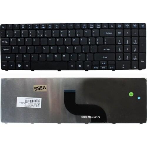SSEA New laptop US Keyboard For Acer Aspire 5810T 5810TG 5810TZ 5810TZG 5820 5820G 5820T 5820TG 5820TZ 5820TZG Free Shipping