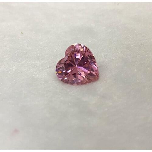 Loose Moissanites Gemtones High Quality Big Heart Diamonds 8.5x8.5mm 2.5ct D VVS1 Pink Color for Heart Cut Moissanites Ring