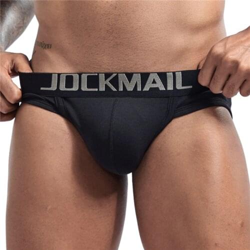 JOCKMAIL Sexy Men Underwear Briefs Bikini Trunks Shorts Underpants Man Briefs Thread cotton Panties slip Gay Underwear