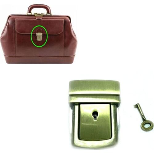 High Quality Metal Lock Rectangle Bag Case Buckle Clasp For Handbags Shoulder Bags Purse Tote Accessories DIY Craft