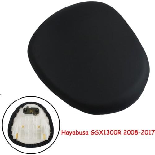 Motorcycle Rear Passenger Cushion Pillion Seat Pad Leather Seat Pillion For Suzuki Hayabusa GSX1300R GSX1300 R 2008-2017