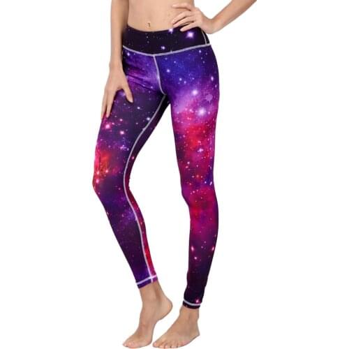 Women Print High Waist Legging Fitness Stretch Yoga Sport Ankle Length Pants