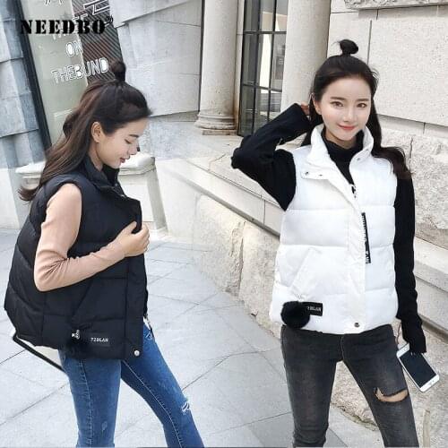Women Vest Sleeveless Coat Down Warm Winter Jackets Women Outerwear Tops Autumn Female Vest Windproof Waistcoat Female Vest