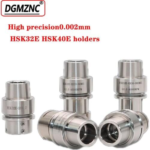 1pcs stainless steel HSK25e hsk32E HSK40E ER16 ER20ms tool holders high speed for engraving machine