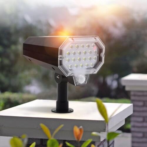 1Pcs Solar Lights Outdoor Waterproof Rotating Wall Lamp Solar Security Garden Monitoring Lamp For Garden Corridor Yard 2021 New