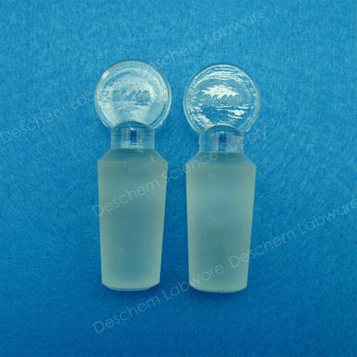 2PCS/Lot 24/40,Solid Glass Stopper,Lab Plug,New Lab Chemistry Glassware