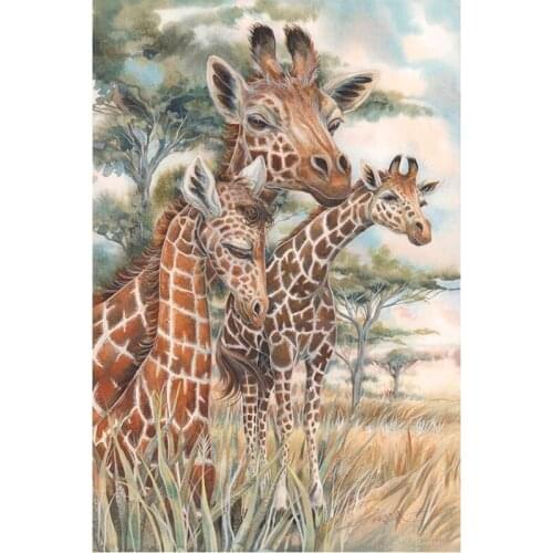 5D Diamond Craft Painting giraffe Diamond Embroidery Cartoon Diy Rubiks Cube animal Diamond Mosaic Gift Wall Arts Decor