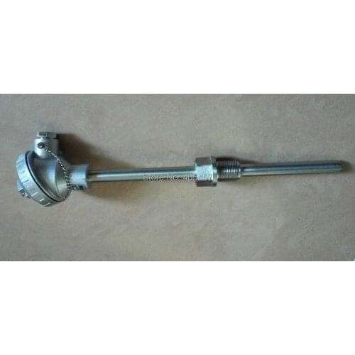 700*550mm WZP-230 PT100 type fabricated thermocouple , industrial temperature sensor with screw,platinum resistance