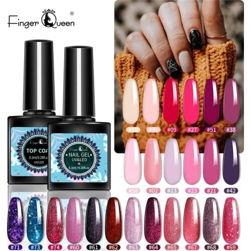80 colors gel polish 8ML Long-lasting non-shedding, gloss, chroma, easy to dry