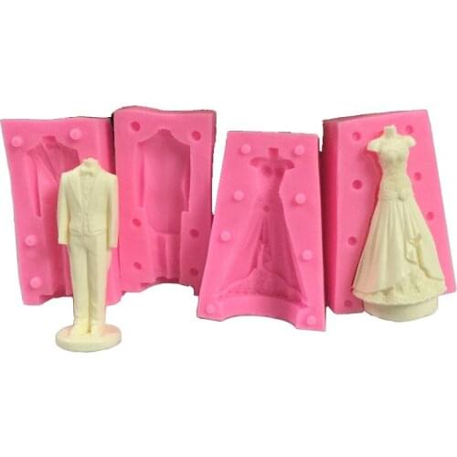 Free Shipping Brand Skits Cooking Tools Wedding Decoration Silicone Mold Baking Fondant Sugar Craft Molds DIY Cake