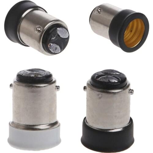 B15 Male to E14 Female Lamp Bulb Socket Light Extender Adaptor Converter Holder