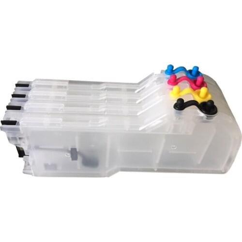 Free shipping LC11/LC39/LC985/LC38/LC61/LC980/LC990/LC1100 long refillable ink cartridge for Brother DCP-J125,DCP-J315W printer