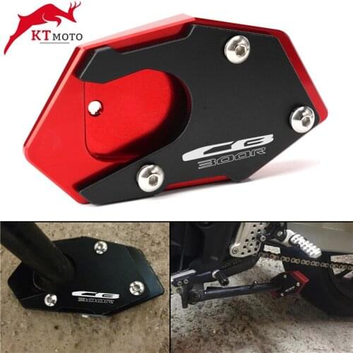 For Honda CB 300R CB250R CB 250R CB250R 2013-2020 Motorcycle CNC Kickstand Foot Side Stand Extension Pad Support Plate