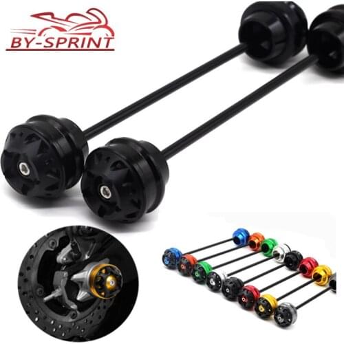 For KAWASAKI VersysX250 VersysX300 VERSYS X-300 X-250 Motorcycle CNC Front Axle Sliders Fork Wheel Falling Protection Crash Cap