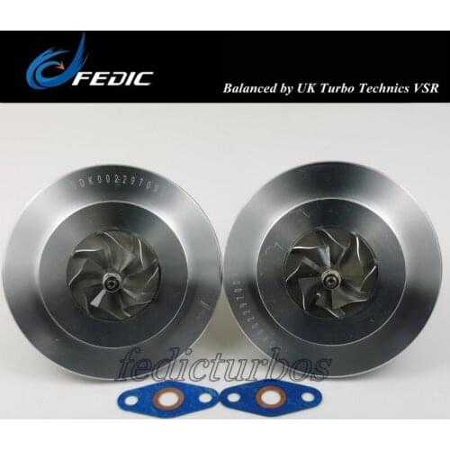 Twin turbo chra left+right side 53039880016 53039880017 Turbo charger chra cartridge for Audi 2.7 TDI Biturbo 169/184 KW 250 HP