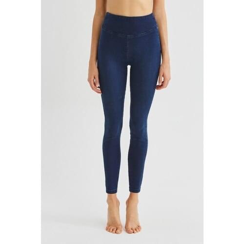 Penti Denim Blue High Waist Push Up Leggings