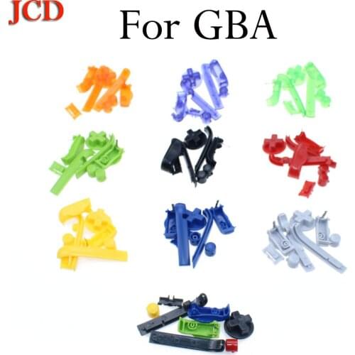 JCD D Pads Power ON OFF Buttons for Gameboy Advance A B L R Buttons Frame for GBA Buttons