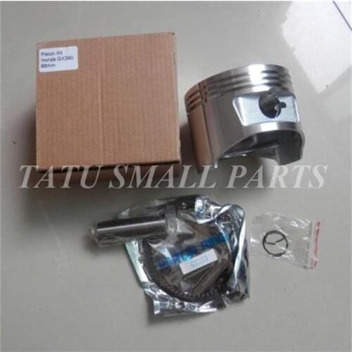 GX390 PISTON KIT 88mm FOR HONDA E* 6500 5500 & MORE 5KW GENERATORS WATER PUMP KOBLEN RING SET PIN CLIPS ASSEMBLY FREE SHIPPING