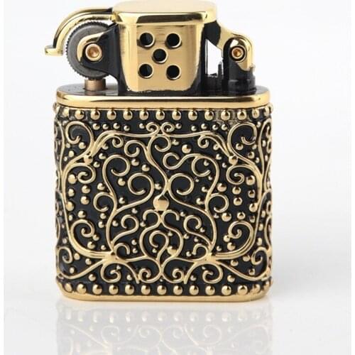 Helmet Phoenix Peony High-grade Pure Copper Gift Kerosene Lighter Smoking Accessories for Weed Regalos Para Hombre Originales