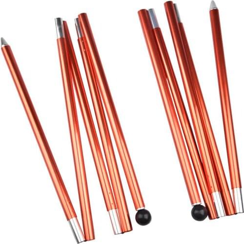 Mounchain 2pcs Tent strut Lightweight Windproof Awning Pole Outdoor Leisure Tent Support Pole Camping Hiking Equipment