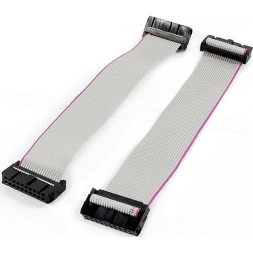 2 Pieces 2.54 mm Pitch 20 Pin F/F IDC Flat Ribbon Cable Connector CNIM Hot
