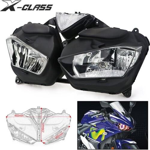 R15 V3 Motorcycle Head Light Front Lamp LED Spot Light Outdoor External Beam Indicator for YAMAHA R25 R3 2015 2016 2017 2018