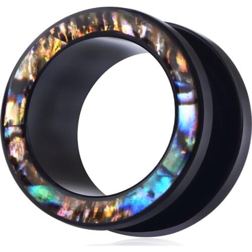 Wholesales Shell Ear Stretcher Tunnels Ear Plugs and gauges earrings for piercing Body Expander Kit 8-18mm