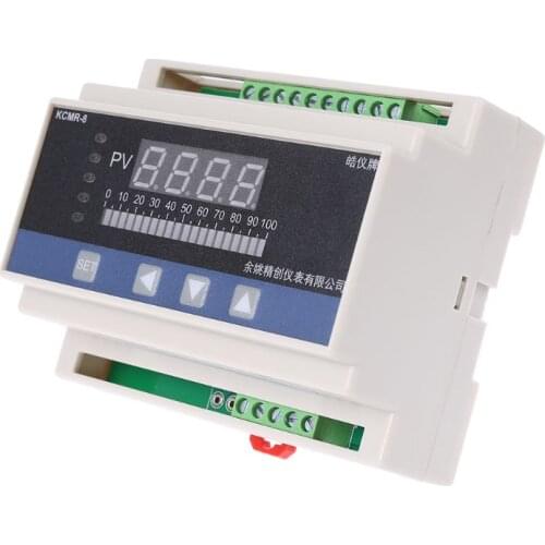 4-20mA DC Water Liquid Level Pressure Controller with 4-ways Relay DC24V Output