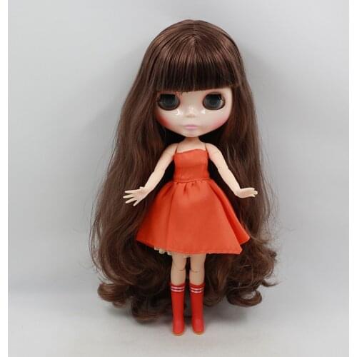 Joint body doll KSM 0010 Brown hair blyth dolls BJD Toy For Girls