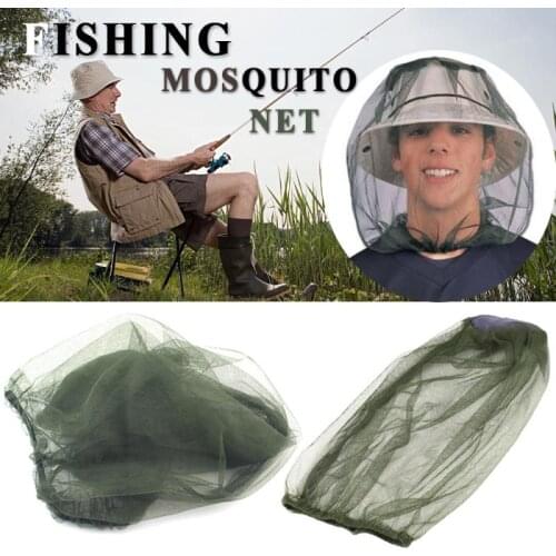 Mosquito Net Protector Face Midge Hat Mesh Insect Travel Bug Head Camping Cap