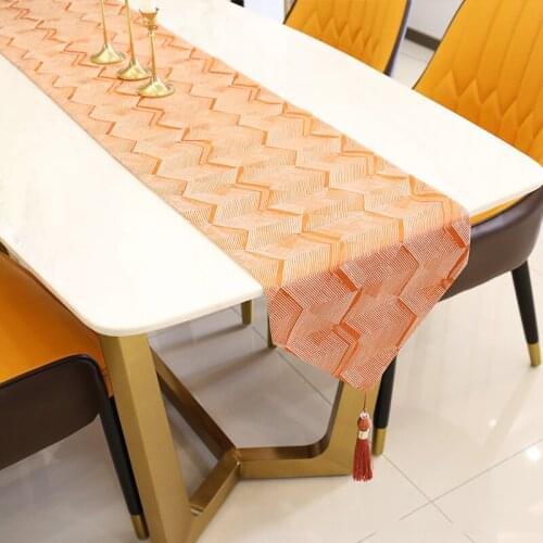Elegant Table Runner With Tassels Long Strip Table Cloth Hotel Home Table Runner Tablecloth Wedding Party Christmas Decorations