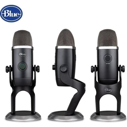 Blue Yeti X state-of-the-art flagship USB recording live broadcast condenser microphone for gaming, streaming and podcasting