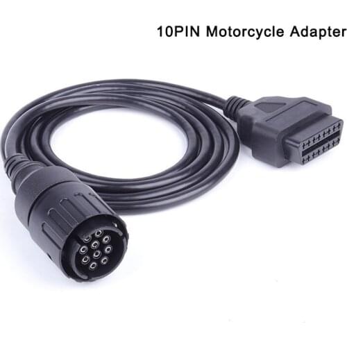 1.5m Motorcycle Diagnostic Cable Conversion Line for BMW 10pin Icom A2 D Cable