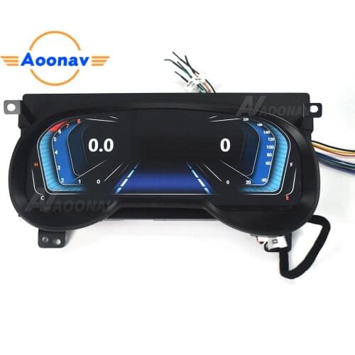 Android 9 Car LCD Meter instrument dashboard screen GPS Navigation For Toyota RAV4 2020 Multimedia player head unit Tesla style