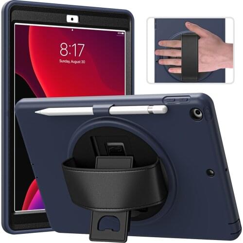 Full Body Protection Case for iPad10.2 iPad9.7 Pro 9.7 Air Air2 Mini4 5 Air4 10.9 Pro11 Tablet Cover 360 Rotation Shell