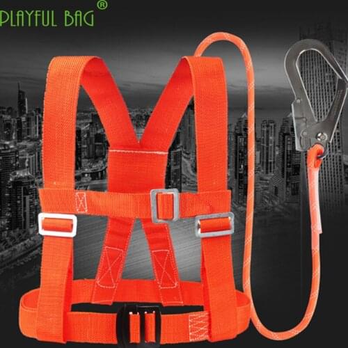 Double back Fall-proof safety rope for buildings in outdoor construction site of electricians working at high altitude ZL03