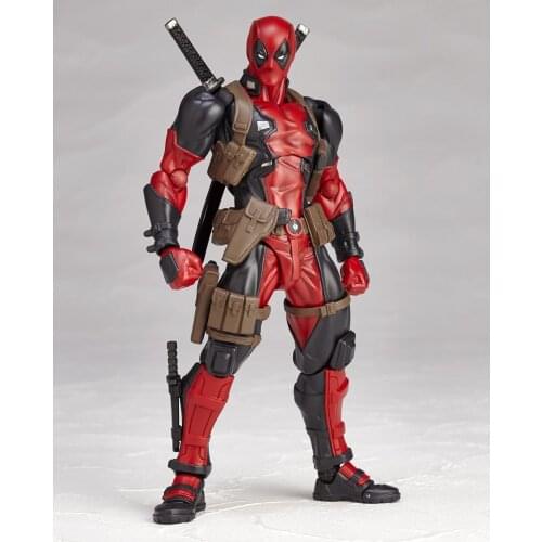 Marvel Avengers X-Men Premium Version Deadpool Action Figure Posture Anime Decoration Collection Figurine Toy Gift 16cm