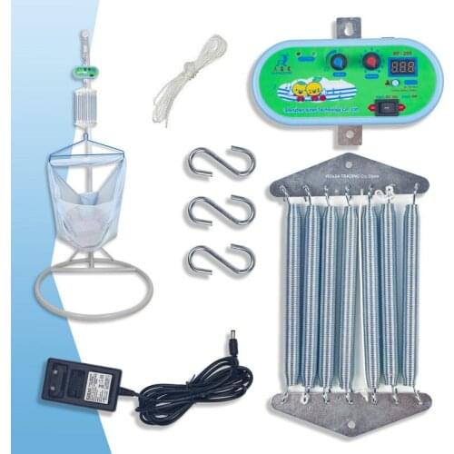 EU Plug Electric Cradle Controller Has CE Certificate, Infant External Power Swing Driver with 7 Spring