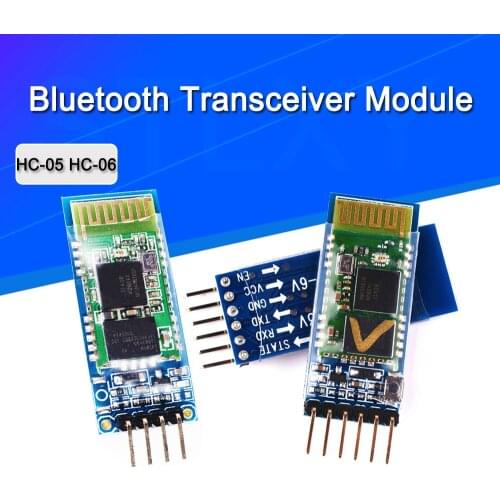 HC-05 HC05 Wireless Module For rduino Serial 6 Pin Bluetooth / HC-06 4 Pin RF Receiver Transceiver Module RS232 Master Slave