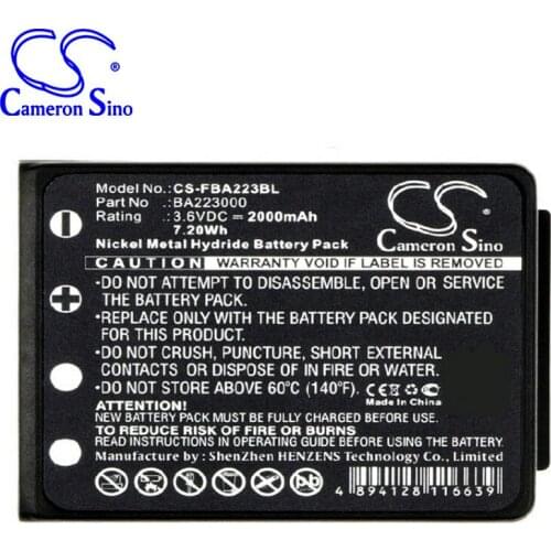 CameronSino for HBC Radiomatic Keynote Linus 4 Micron 4 5 6 7 Patrol D Quadrix Vector Pro BA223000 BA223030 FUB6 battery