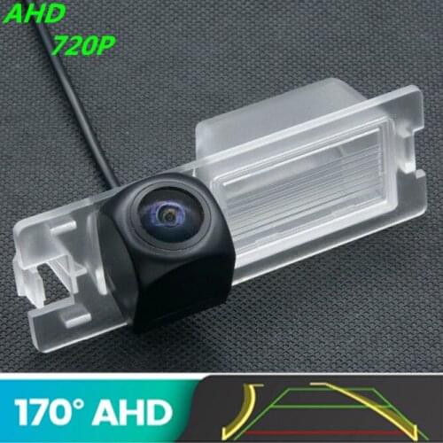 AHD 720P Trajectory Fisheye 170 Degree Car Rear View Camera Waterproof Night Vision Reverse Camera For Fiat Bravo 2011