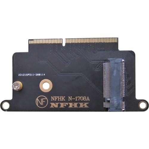 M2 SSD Adapter Card for Apple 2016 2017 Macbook Pro 1708 A1708 Model PCIE NVMe M.2 NGFF Interface 2230 2242 Type M Key Laptop