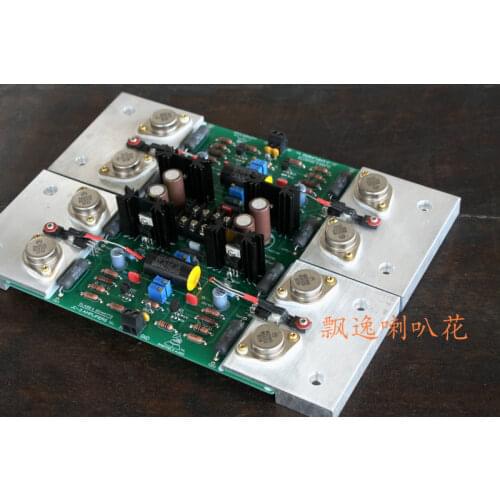 Classic JC-3 line 2.0 channel Field tube input Gold seal 2N3055 Power tube 20W Class A audio amplifier board with heatsink