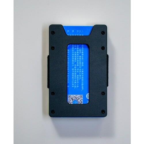 Space Aluminum Alloy Carbon Fiber Wallet RFID Metal Bank Card Holder Multifunctional Metal Wallet Holder