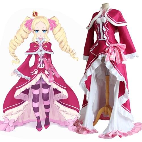 Re: Life in a Different World from Zero Kara Hajimeru Isekai Seikatsu Cosplay Beatrice Costume Uniform Halloween Party Dress
