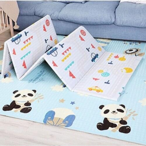 Rug For Children Infant Soft Climbing Play Mat Reversible Foldable Kids Rug Xpe Foam Puzzle Carpet Baby Educational Toys