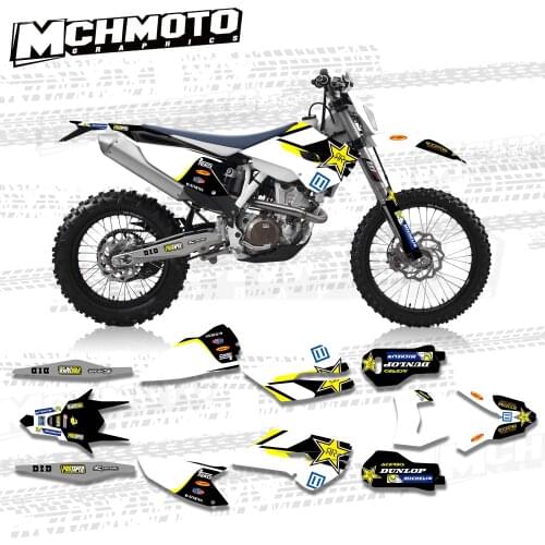 MCHMFG Decal For Husqvarna TE FE 125 250 350 450 2014 2015 2016 Motorcycle Graphic Sticker for Husqvarna TC FC 2014-2015
