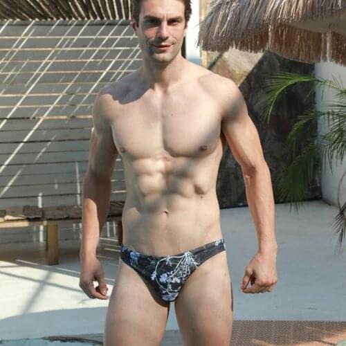 SD644 New floral bird printing swimsuits summer beach shorts board surf swim trunk shorts swimming pool men swim bikini swimwear